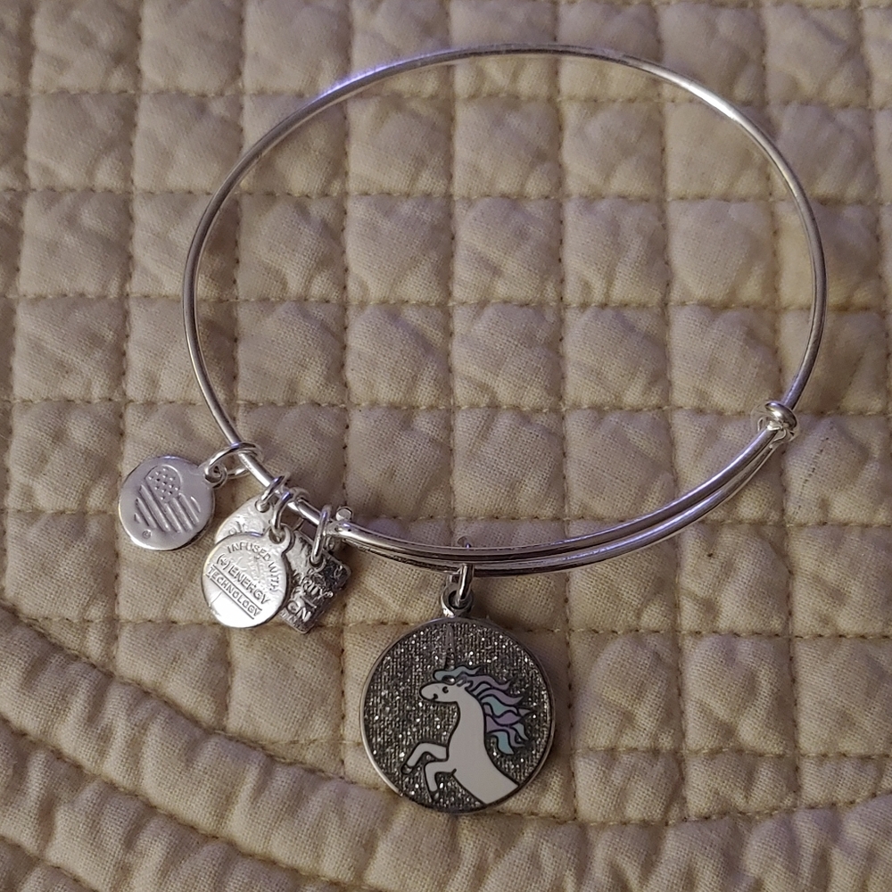 Silver Unicorn Alex and Ani Bracelet